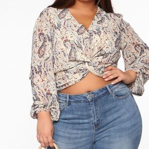 Gold Flecks In Your Edges Top Fashion Nova Curve